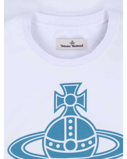 Vivienne Westwood Blue Oversized Cotton Short-Sleeve T-Shirt