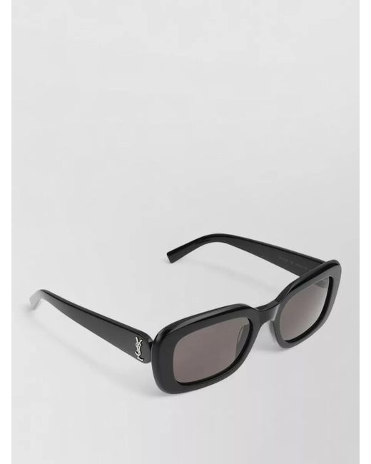 Saint Laurent Gray Sunglasses Sl M130 001 Rectangular Frame