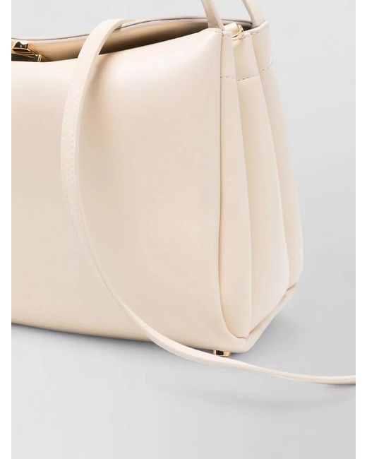 THEMOIRÈ Natural Calipso Trunk Double Handle Shoulder Bag