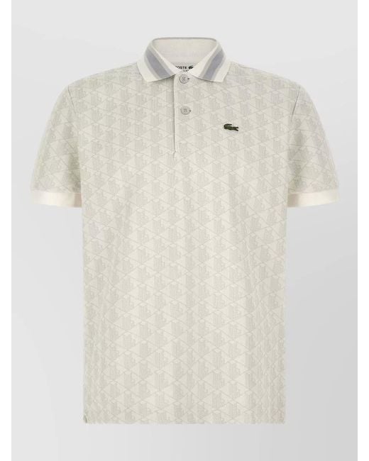 Lacoste White Paris Polo Shirt for men