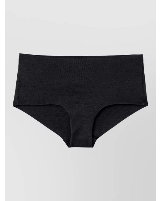 Calida Black High Waist Seamless Full Coverage Brief