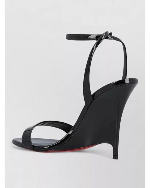 Christian Louboutin Multicolor Zeezeenella Patent Leather Open Toe Pumps