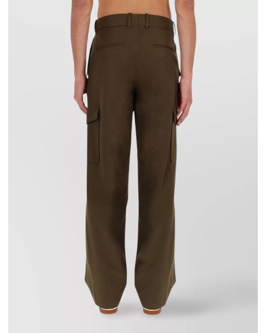 Drole de Monsieur Brown Relaxed-Fit Straight-Leg Trousers for men