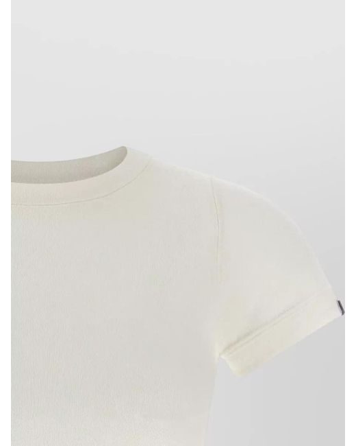 Extreme Cashmere White America N292 Short Sleeve Crewneck T Shirt