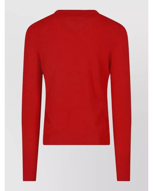 Ballantyne Red Cashmere Crewneck Tank Top for men