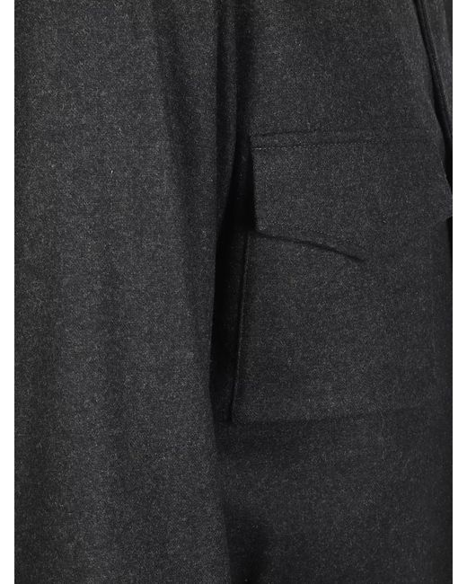 Boglioli Black Virgin Wool Military Jacket for men