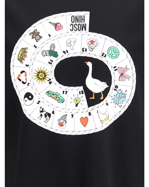 Moschino Black Short-Sleeve T-Shirt for men