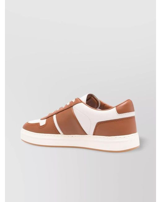 Hogan Pink Leather Low-Top Sneakers for men