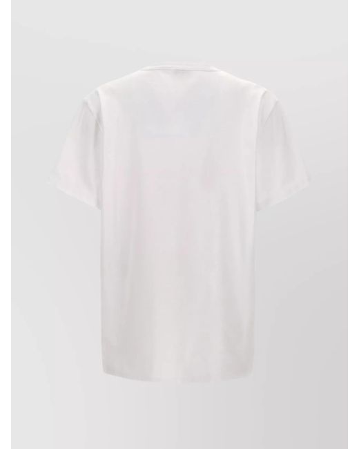 McQueen White Regular-Fit Skull-Print T-Shirt for men