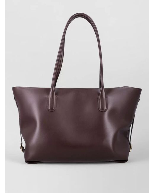 THEMOIRÈ Brown Tallia Shopper Tote Bag Daily Carry
