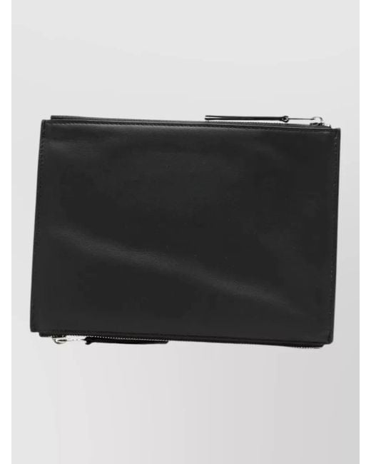 Paul Smith Black Leather Travel Pouch for men