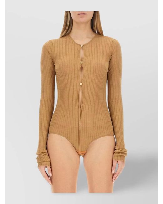 Sportmax Black Slim-Fit Knitted Top