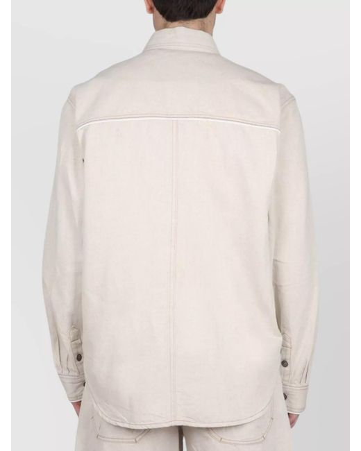 Isabel Marant Natural Denim Shirt Jacket for men