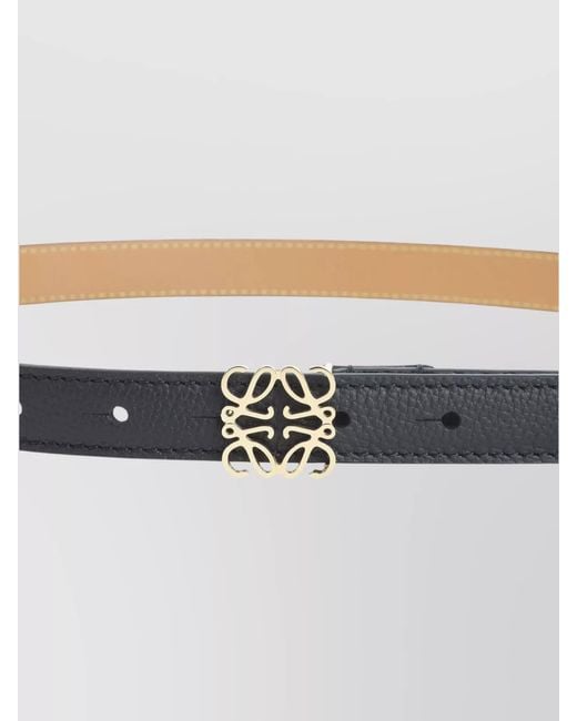Loewe White 2Cm Leather Belt Buckle