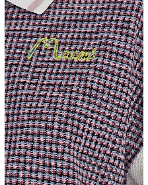 Marni Purple Polo Top