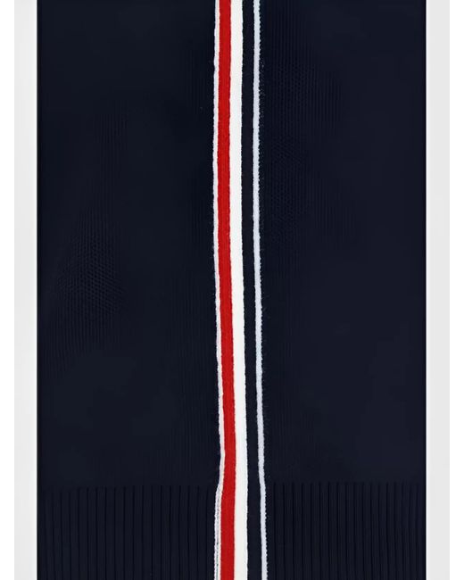Thom Browne Blue Wool Crewneck Sweater for men