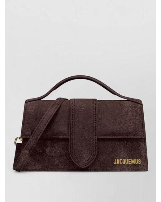Jacquemus Brown Le Grand Bambino Calf Leather Shoulder Bag