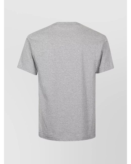 Comme des Garçons Gray Cotton Logo Print Short-Sleeve T-Shirt for men