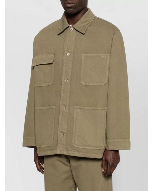 A.P.C. Natural Straight Jacket Chest And Front Pockets for men