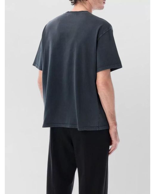 Marni Blue Cotton Jersey Relaxed-Fit T-Shirt for men