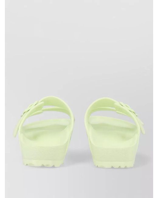 Birkenstock Yellow Double Strap Slides Open Toe Sandal