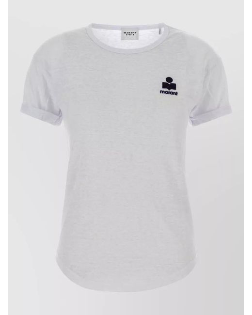 Isabel Marant White Linen T-Shirt