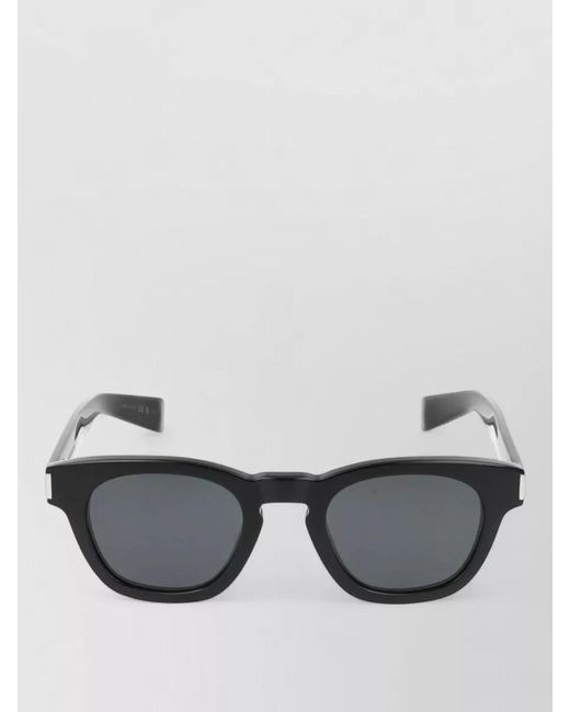 Saint Laurent Gray Sunglasses Sl 746 001 Rectangular Thick Arms