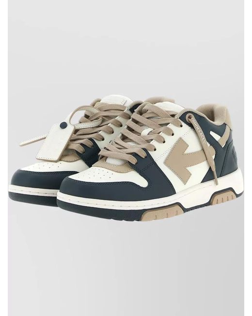 Off-White c/o Virgil Abloh Multicolor Leather High-Top Sneakers for men