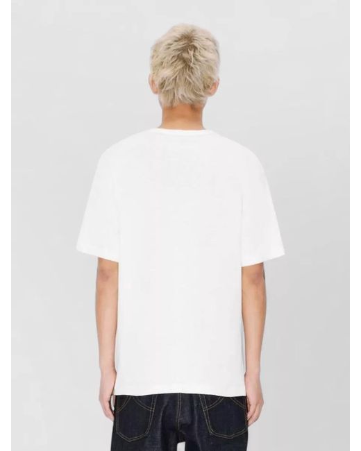 KENZO White Cartoon Graphic Crew Neck T Shirt for men