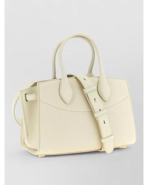 Ferragamo Natural The Studio Soft Shoulder Bag