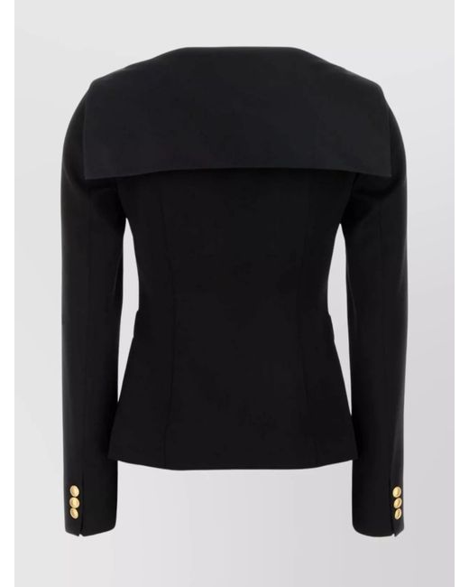 Alessandra Rich Black Virgin Wool Blazer