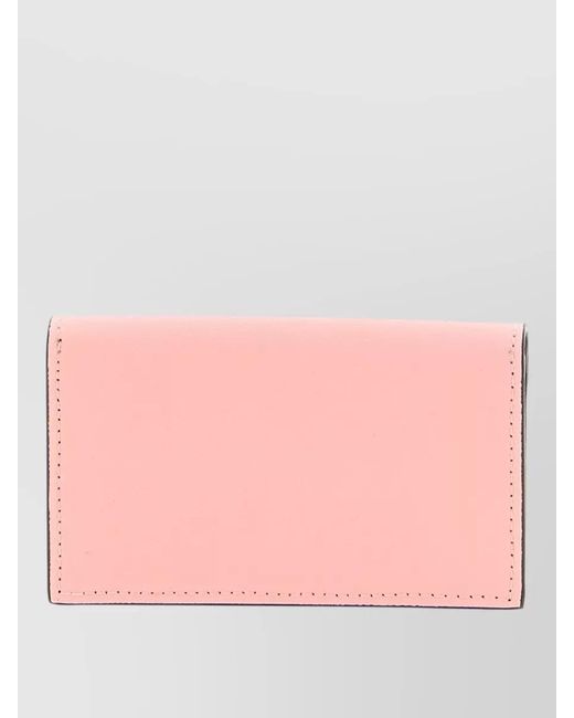 Marni Pink Leather Card Holder