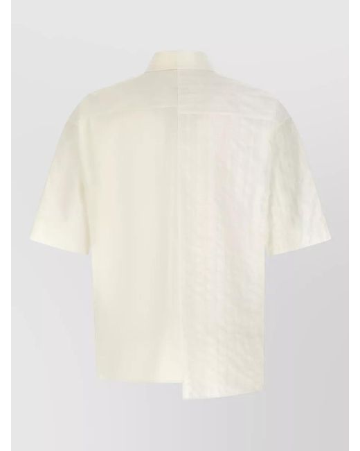 MM6 by Maison Margiela White Cotton Shirt for men