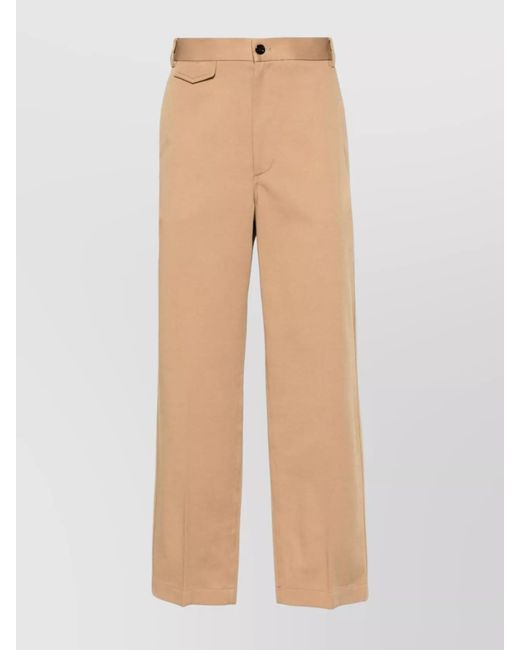 Gucci Natural Straight-Leg Trousers for men