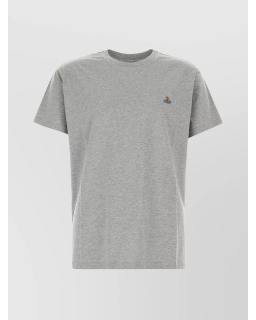 Vivienne Westwood Gray Cotton Short-Sleeve T-Shirt for men