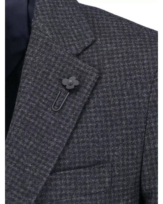 Lardini Blue Single Breasted Regular Fit Blazer Jacket for men