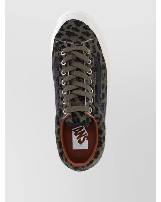 Vans Multicolor Leather Low-Top Sneakers