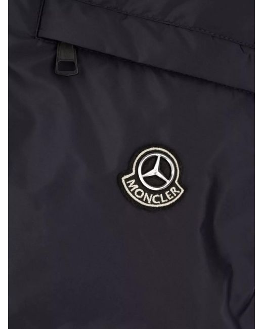 Moncler Genius Blue Nylon Cargo Shorts for men