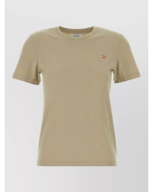 Maison Kitsuné Natural Cotton T-Shirt