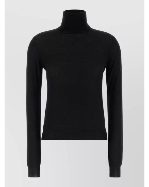 Prada Black Virgin Wool Jumper