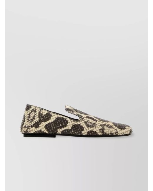 Bottega Veneta Multicolor Anaconda Leather Slippers