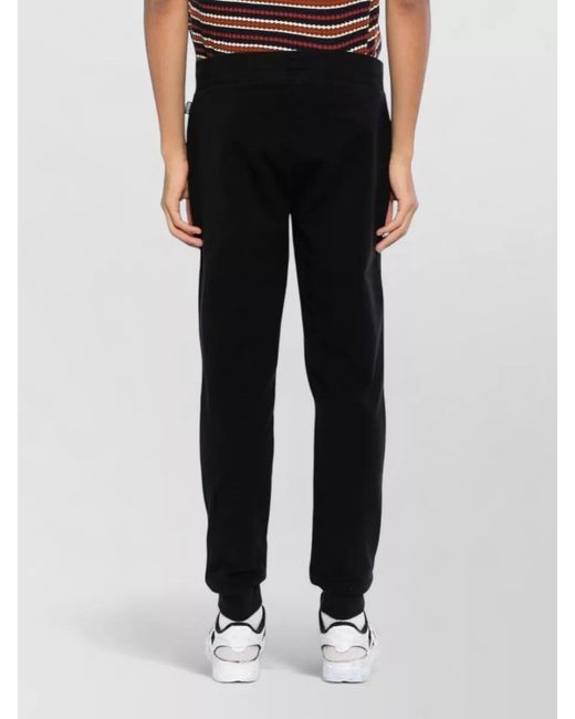 Moschino Black Straight-Leg Track Pants for men