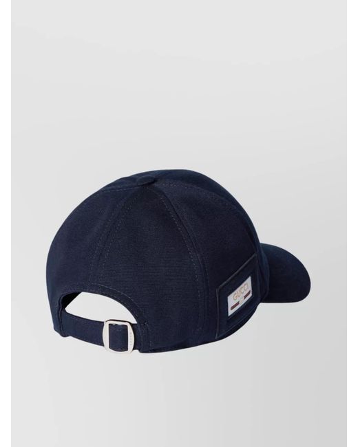 Gucci Blue Cotton Baseball Cap for men