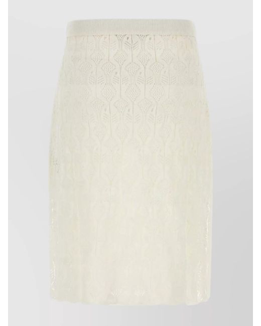 Bottega Veneta Natural Skirts