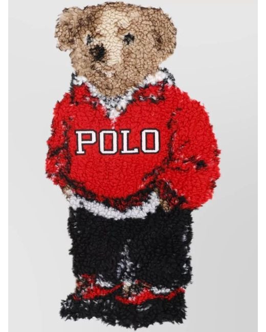 Polo Ralph Lauren Blue Cropped Fleece Jacket High Collar Design