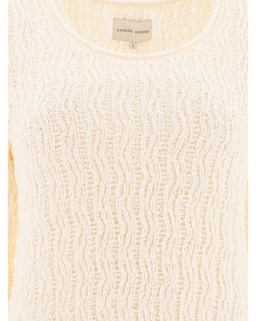 Loulou de Saison Natural Cotton Mini Dress