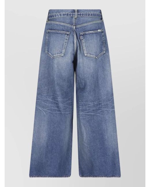 Sacai Blue Straight Leg Jeans for men