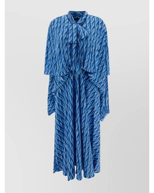 Balenciaga Blue Maxi Dresses