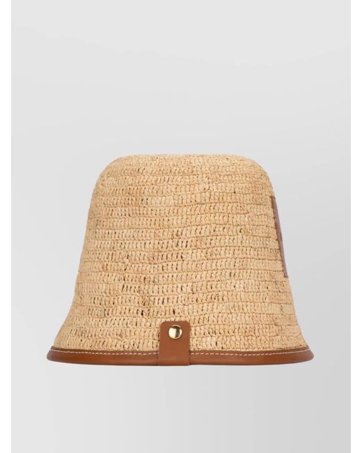 Jacquemus Natural Raffia Bucket Hat