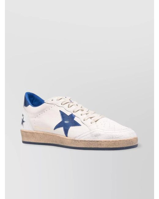 Golden Goose Deluxe Brand Metallic Leather Low-Top Sneakers for men